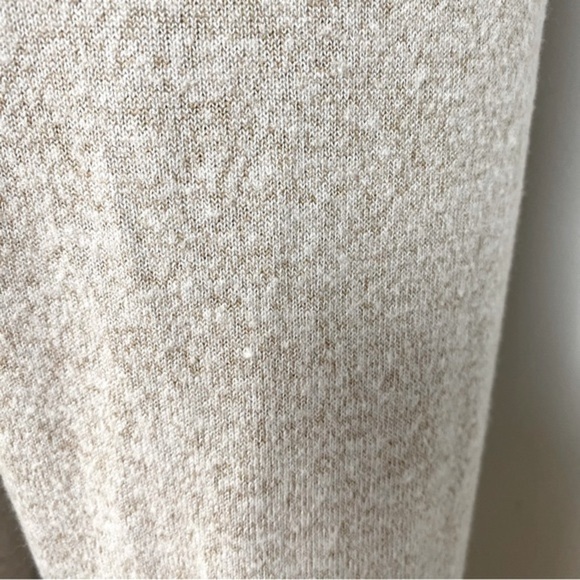 Zella Lotus Lounge Flare Leg Pants Beige Oatmeal Heather Sz XL - Picture 5 of 15